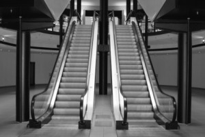 Nichts los im Einzelhandel